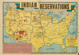 A map of Indian agencies and reservations