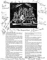 A photocopy of "The Iroquois Creed,"signed by members of the Akwesasne Mohawk Counselor...