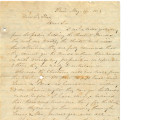 Letter to Gov. LeFlore from P.P. Stark regarding the Choctaw bonds, May 29, 1873.