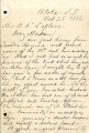 Letter from J. S. Standley regarding the death of Basil LeFlore, October 28, 1886.; Letter from J....
