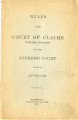 Rules of the Court of Claims United States and of the Supreme Court relating to Appeals