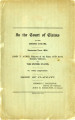 Court of Claims of the United States. Brief of Claimant. John T. Ayres, Executor of the Esate of...