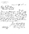 Letter from Samuel Checote to R. Bunch, April 3, 1883, re: recovery of a stolen/stray horse.