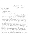 Letter from Isparhecher to S.H. Mays (Cherokee Chief), May 8, 1897, re: land allotment for the...