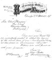 Letter from Ward Coachman to Charles Thompson, March 27, 1878, inviting Thompson to ceremony of...