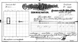 Seminole Nation Certificate of Allotment to Sammah.