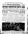 Okmulgee Daily Times, Vol. XI, No. 228.  Souvenir Edition, Constitutional Convention Reunion. ...