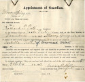 General correspondence and records: 1903 (October).  Miscellaneous letters regarding land...
