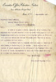 General correspondence and records: 1905 (August  December).  ).  Miscellaneous letters regarding...