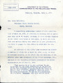 General correspondence and records: 1908 (April  June).  Miscellaneous letters regarding land...
