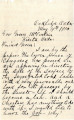 General correspondence and records: 1910 (January  July).  Miscellaneous letters regarding land...