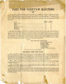 General correspondence and records:  1926.  Call for Choctaw Election to be held August 11, 1926,...