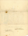 General correspondence and records:  1928.  Bill of Sale, dated July 25, 1928 for the sale of the...