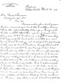 Letter from J. M. Perryman to G. W. Grayson and (L. C.) Perryman re:  Coachman, March 28, 1886.