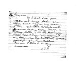 Urgent note of L. C. Perryman to G. W. Grayson to get Foreman, a white man, out of the Creek...