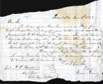 From James Penney.  To Peter P. Pitchlynn.  Dated June 6, 1863.  Re: flag made by local ladies to...