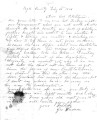 From George Hudson (Eagle County, C.N.).  To Peter P. Pitchlynn.  Dated Feb. 23, 1858.  Re: total...