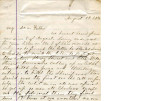 From Malvina (Pitchlynn) Folsom.  to Peter P. Pitchlynn.  Dated Aug. 19, 1878.  Re;  gunfight and...