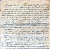 From David Folsom (Doaksville, C.N.).  To Peter P. Pitchlynn.  Dated Oct. 1, 1842.  Re: list of...