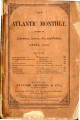 Magazine, The Atlantic Monthly.  April 1870 issue.  See article, ""Peter Pitchlynn,...
