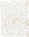 From Peter P. Pitchlynn.  To Gideon Lincecum.  Dated Nov. 12, 1846.  Re: meeting of Indians on his...