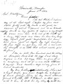 From Dixon W. Lewis (Somerville, Tennessee).  To Peter P. Pitchlynn.  Dated June 3, 1856.  Re:...