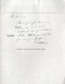 Personal Correspondence 1993