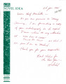 Personal Correspondence 1994