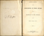 Report of the Commissioner of Indian Affairs.