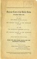 Supreme Cort of the United States. Brief for the United States and the Chickasaw Freedmen. The...