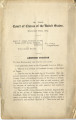 Court of Claims of the United States. Amended Petition. John T. Ayres, Executor of the Estate of...
