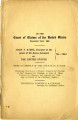 Court of Claims of The United States. Brief on Behald of the Chickasaw Nation. John T. Ayres,...