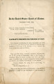 Court of Claims of The United States. Claimant's Requests for Findings of Fact. John T. Ayres,...