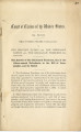Court of Claims of the United States. The Answer of the Chickasaw Freedmen, One of the Above-Named...