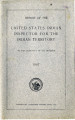 United States Department of the Interior:  1907