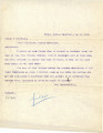 General correspondence and records: 1904 (May).  Miscellaneous letters regarding land allotments,...