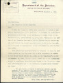 General correspondence and records: 1904 (December).  Miscellaneous letters regarding land...