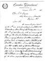 Letter from Dennis Bushyhead, Principal Chief, to G. W. Grayson, October 3, 1885.