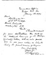 Letter from Chief Perryman to G. W. Grayson, enclosing copies of Acts of the National Council,...