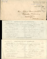 Certificates of marriage for several Cheyenne Indians married at Kingfisher Indian Mission or...