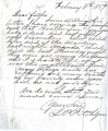 From Lycurgus P. Pitchlynn.  To Peter P. Pitchlynn.  Dated Feb. 8, 1859.  Re:  several deaths in...