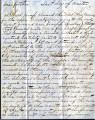 From Lycurgus P. Pitchlynn.  To Peter P. Pitchlynn.  Dated 1858.  Re: total failure of the new...