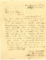 From Sampson Folsom (Doaksville, C.N.).  To Albert Pike.  Dated Sept. 5, 1861.  Re:  the creation...