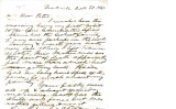 From Peter P. Pitchlynn (Doaksville, C.N.).  To Peter P. Howell.  Dated Oct. 21, 1861.  Re;  the...