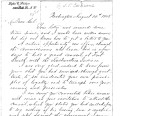 From J.T. Cochrane (Washington, D.C.).  To Peter P. Pitchlynn.  Dated Aug. 24, 1865.  Re:  Pike...