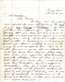 From Allen Wright (Boggy Depot, C.N.).  To Peter P. Pitchlynn.  Dated March 1, 1867.  Re:  death...