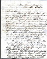 From John Gregg (Ban Buren, Arkansas).  To Col. Peter P. Pitchlynn.  Dated Jan. 23, 1840.  Re: the...