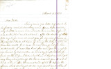 From Malvina (Pitchlynn) Folsom.  To Peter P. Pitchlynn.  Dated March 12, 1878.  Re:  death of...