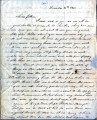 From Lavinia Pitchlynn.  To Peter P. Pitchlynn.  Dated Dec. 14, 1841.  Re: plans of family to move...