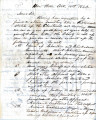 From John Gregg (Van Buren, Arkansas).  To Peter Pitchlynn.  Dated Feb. 14, 1843.  Re: inquiry as...